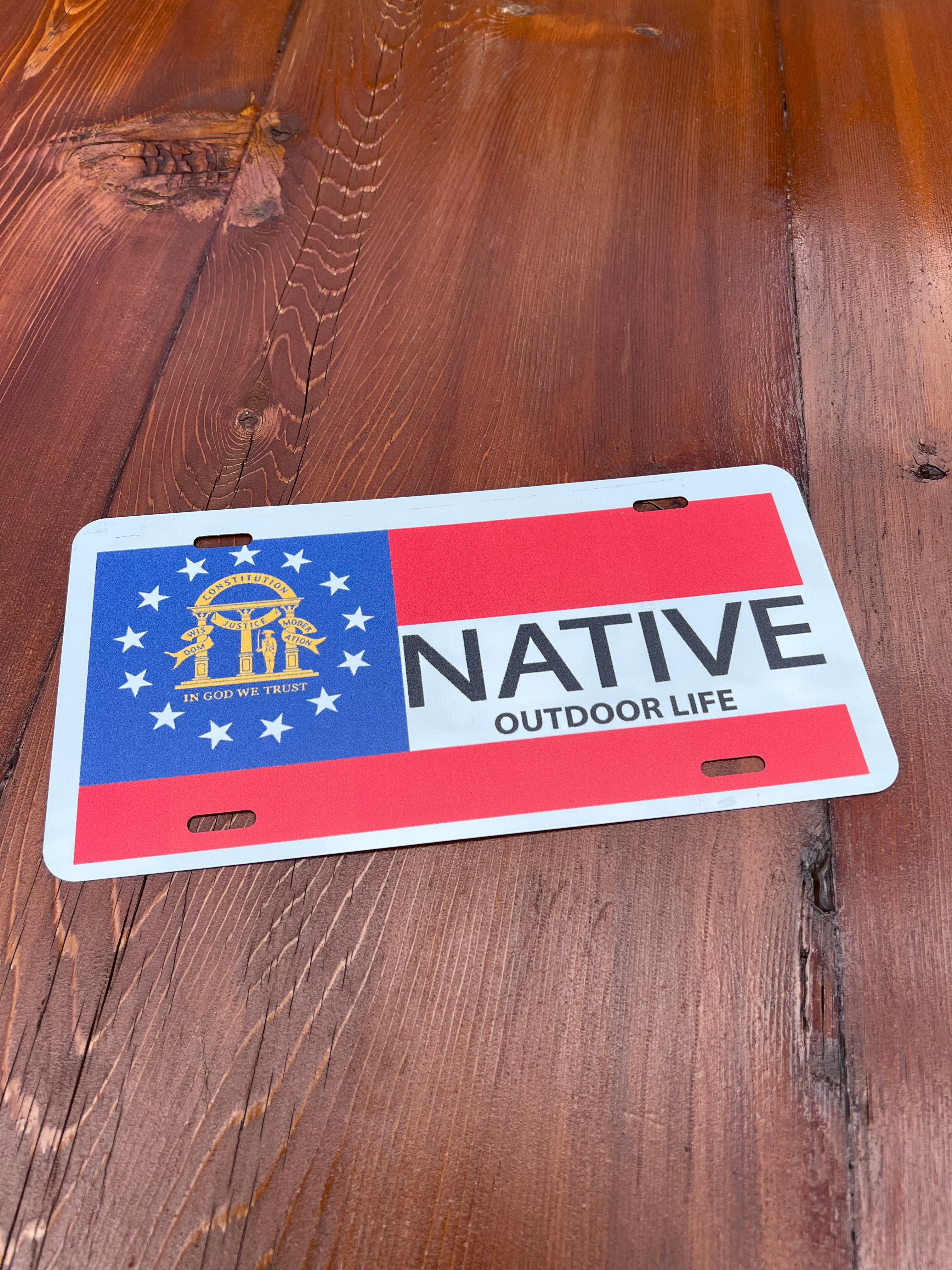 US - State Flag License Plates – Native Outdoor Life