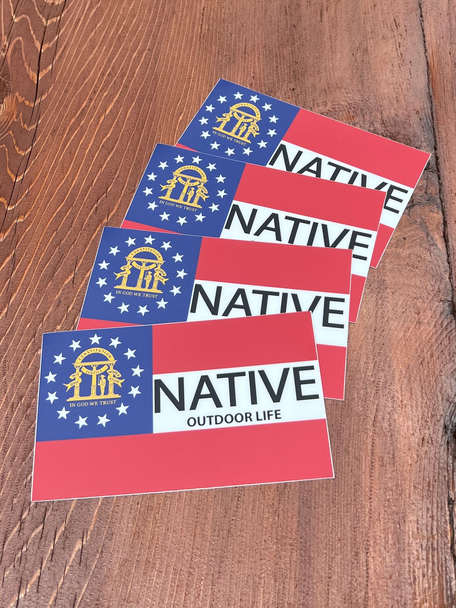 Georgia Native Sticker Stickers – Native Outdoor Life